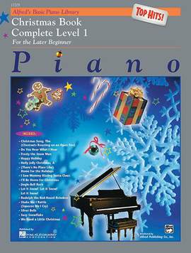 Alfred's Basic Piano Course: Top Hits! Christmas Book Complete 1 (1A/1B)