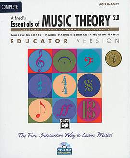 Alfred's Essentials of Music Theory: Software, Version 2.0 CD-ROM Educator Version, Complete Volume