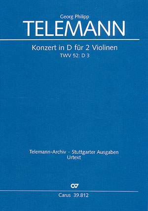 Konzert in D für 2 Violinen (TVWV 52:D3; D-Dur)