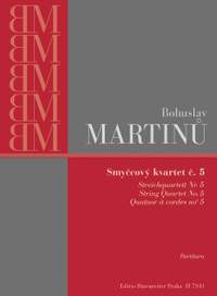 Martinu, B: String Quartet No.5
