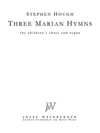 Three Marian Hymns