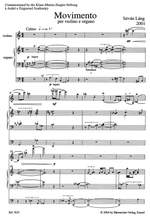 Lang, I: Movimento per violino e organo (2001) Product Image