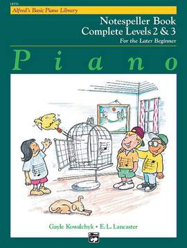 Alfred's Basic Piano Course: Notespeller Book Complete 2 & 3