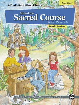 Alfred's Basic All-in-One Sacred Course, Book 4