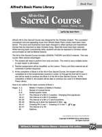 Alfred's Basic All-in-One Sacred Course, Book 4 Product Image