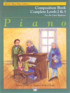 Alfred's Basic Piano Course: Composition Book Complete 2 & 3