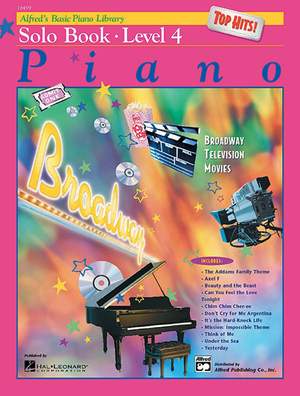 Alfred's Basic Piano Course: Top Hits! Solo Book 4