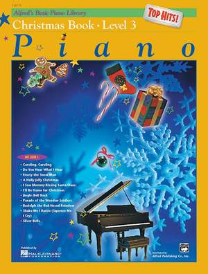 Alfred's Basic Piano Course: Top Hits! Christmas Book 3