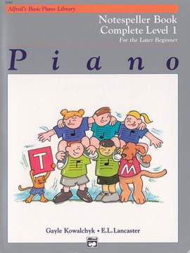 Alfred's Basic Piano Course: Notespeller Book Complete 1 (1A/1B)