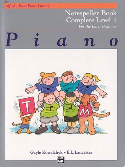 Alfred's Basic Piano Course: Notespeller Book Complete 1 (1A/1B)