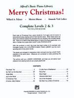 Alfred's Basic Piano Course: Merry Christmas! Complete Book 2 & 3 Product Image