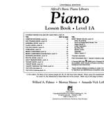 Alfred's Basic Piano Course: Universal Edition Lesson Book 1A Product Image