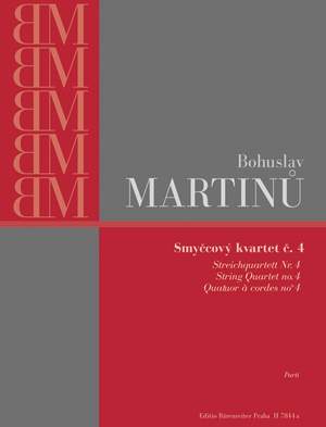 Martinu, B: String Quartet No.4 (1937)