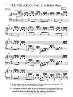 Johann Sebastian Bach: Prelude and Fugue No. 21 in B-Flat Major Product Image