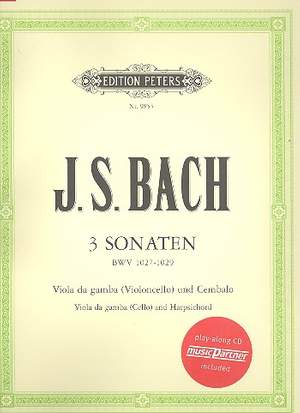 Bach, J.S: Three Sonatas for Viola da Gamba