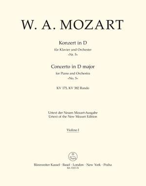 Mozart, WA: Concerto for Piano No. 5 in D (K.175) & Concert Rondo in D (K.382) (Urtext)