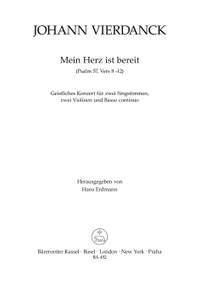 Vierdanck, J: Mein Herz ist bereit