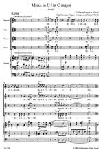 Mozart, WA: Mass in C (K.257) (Credo-Messe) (Version for Choir & Organ) (L). (Series: Choir & Organ) Product Image