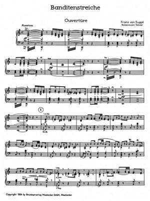 Suppe, Franz von: Banditenstreiche Vocal score
