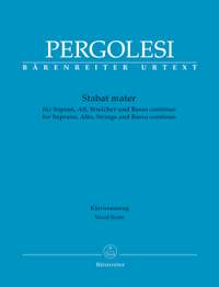 Pergolesi, GB: Stabat mater for Soprano, Alto, Strings and Basso continuo