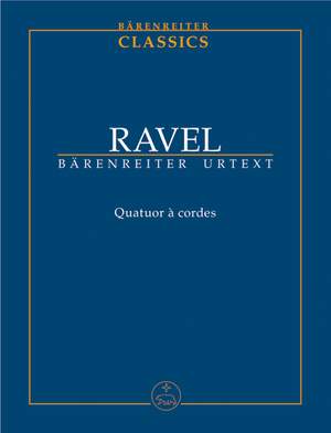 Ravel, M: String Quartet (Urtext)
