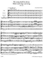 Handel, GF: My song shall be alway (HWV 252) (E-G) (Chandos Anthem) (Urtext) Product Image