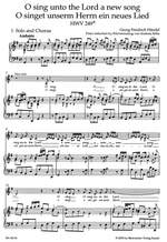 Handel, GF: O sing unto the Lord (HWV 249a) (E-G) (Urtext) Product Image