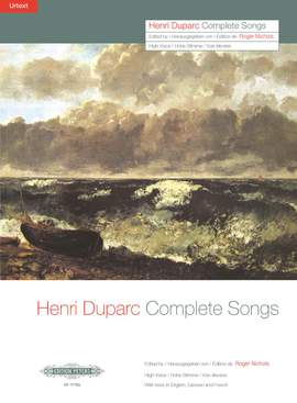 Duparc, H: Complete Songs, for High Voice & Piano