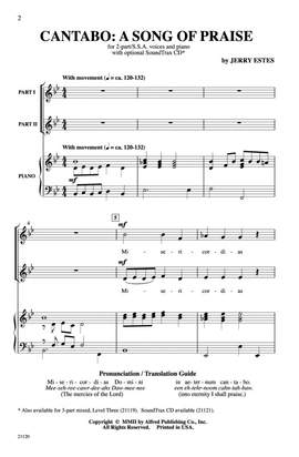 Jerry Estes: Cantabo: A Song of Praise