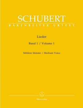 Schubert: Lieder Volume 1 (Op.1-8, 12-14, 19-25) (Urtext)