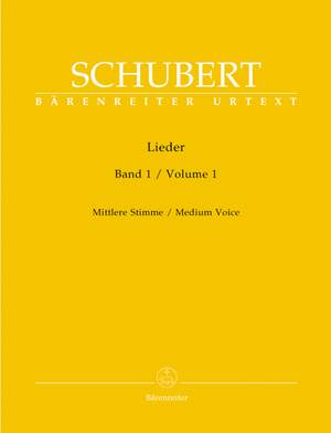 Schubert: Lieder Volume 1 (Op.1-8, 12-14, 19-25) (Urtext)