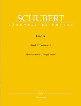 Schubert: Lieder Volume 1 (Op.1-8, 12-14, 19-25) (Urtext)