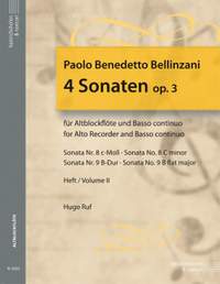 Bellinzani, Paolo: Recorder Sonatas Op.3 Nos.8 & 9