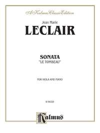 Jean Marie LeClair: Sonata "Le Tombeau"