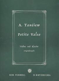 Taneiev, A: Pétit valse
