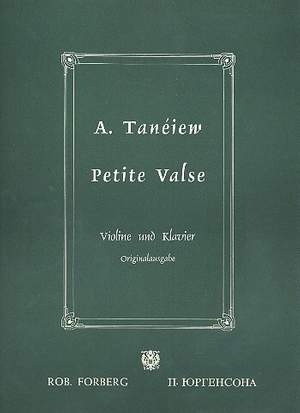 Taneiev, A: Pétit valse