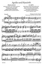 Mozart, WA: Apollo und Hyacinth. A Latin intermedium (K.38) (L) (Urtext) Product Image