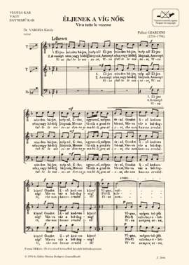 Giardini, Felice de: Viva tutte le vezzose