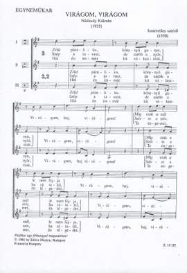 Szekeres, Ferenc: Viragom,viragom
