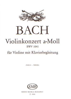 Bach, Johann Sebastian: Violinkonzert a-Moll BWV 1041