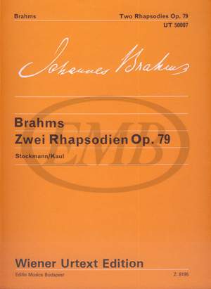 Brahms, Johannes: Zwei Rhapsodien