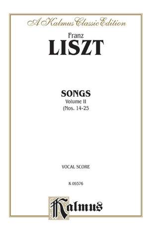Franz Liszt: Songs, Volume II