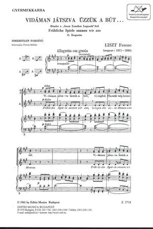 Liszt, Franz: Vidaman jatszva uzzuk a but