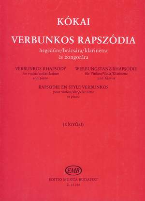 Kokai, Rezso: Verbunkos rhapsody