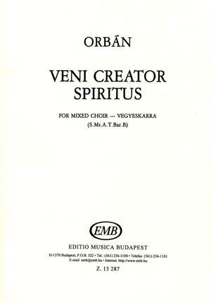 Orban, Gyorgy: Veni Creator Spiritus