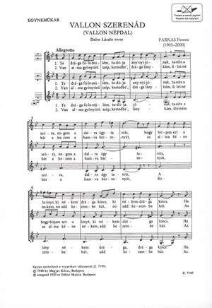 Farkas, Ferenc: Vallon szerenad / Hajnal nota