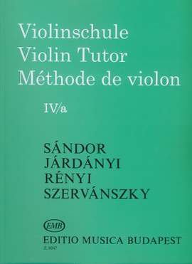 Járdányi Pál, Szervánszky Endre, Sándor Frigyes: Violin Tutor Volume 4a