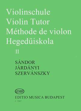Járdányi Pál, Szervánszky Endre, Sándor Frigyes: Violin Tutor Volume 2