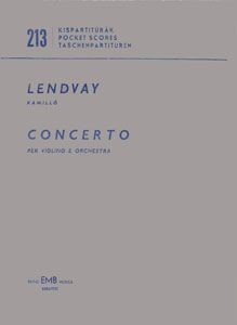 Lendvay, Kamillo: Violin Concerto