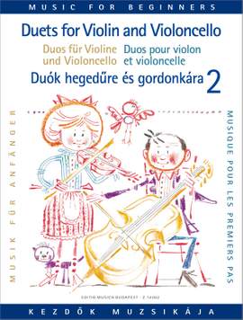 Pejtsik, Arpad: Violin & Cello Duos for Beginners Vol 2